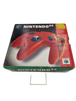 ORYGINALNY PAD NINTENDO 64 CZERWONY KARTON BOX