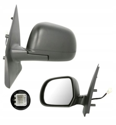 Зеркало левая ele чёрные dacia dokker lodgy 2012- фото №1