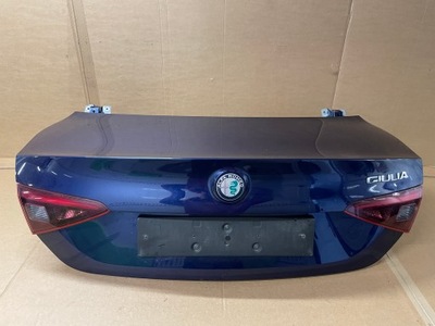 Alfa romeo giulia крышка багажника комплектная с петли w цвет 092 идеальное состояние фото №1