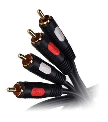 kabel 2 wtyki RCA na 2 wtyki RCA Prolink Classic 1,8m