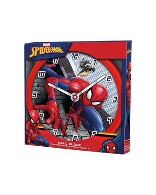 Zegar ścienny SPIDERMAN w pudełku