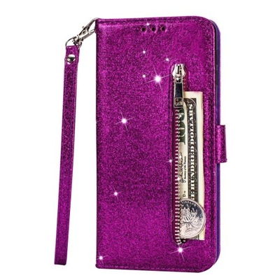 Etui Glitter z klapką do Xiaomi Redmi Note 8 Pro