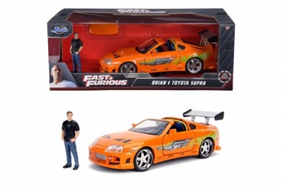 Pojazd Fast & Furious Szybcy i Wściekli Toyota Supra 1/24 z figurką JADA