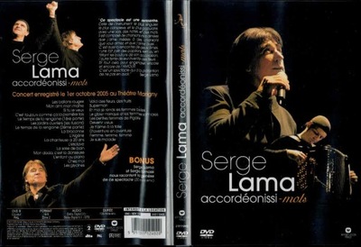 Serge Lama Accordeonissi-Mots DVD Koncert