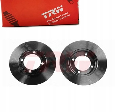 Гальмівні диски гальмівні перед trw do kia pride 1.1i 1.3 фото №1