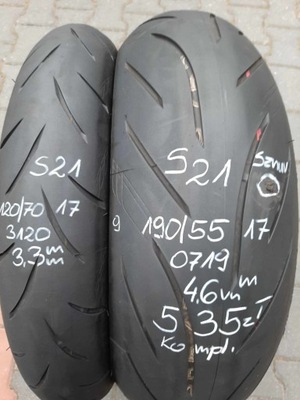 BRIDGESTONE BATTLAX S21 190/55/17 120/70/17 