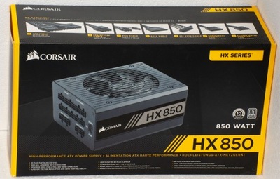 Zasilacz Corsair HX850 850W 80+ Platinum ATX. Gwarancja