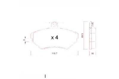 Гальмівні колодки гальмівні zimmermann 1hm698151 357698151e a фото №1