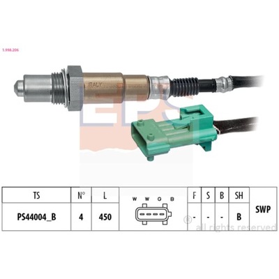 SONDA LAMBDA EPS 1.998.206  