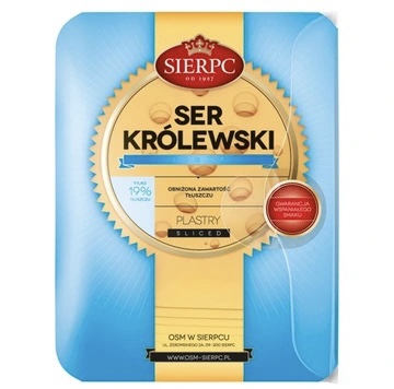 Sierpc Ser królewski Light plastry 135 g