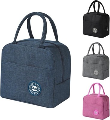 Torba na lunch Torba izolowana niebieska