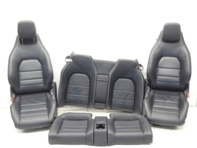 Комплект сидіння заднє сидіння спинка шкіра mercedes w207 cabrio фото №1