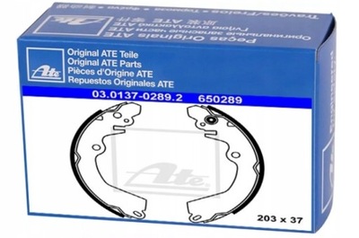 Ate 03.0137-0289.2 набор колодка тормозных фото №1