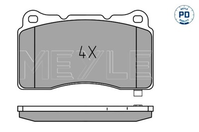 MEYLE ZAPATAS DE FRENADO PARTE DELANTERA CON ALMOHADA WYTLUMIAJACA CADILLAC ATS  