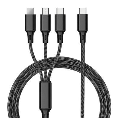 Kabel USB C - 3w1 DO IPHONE / MICRO USB / USB C