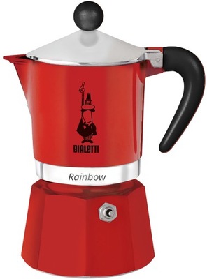 Kawiarka Rainbow 6 TZ Czerwony - Bialetti