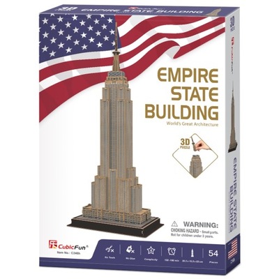 Puzzle 3D Empire State Building CUBIC FUN