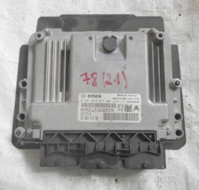 Peugeot partner ii 1,6 hdi бортовий комп'ютер 0281019817 фото №1