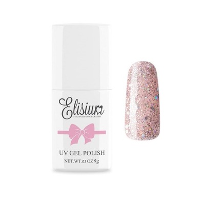 Elisium UV Gel Polish hybridný lak na nechty 078 Elegant Gold 9g (P1)