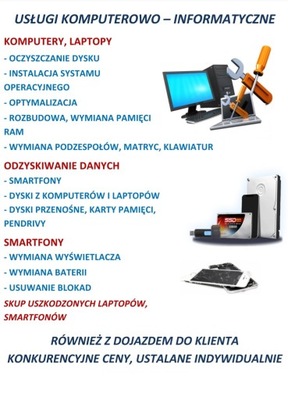 Usługi Komputerowo - Informatyczne