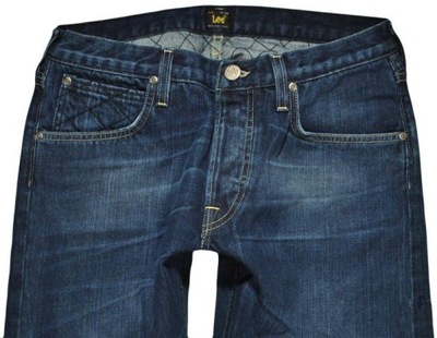 LEE spodnie SLIM regular BLUE jeans DAREN W30 L32