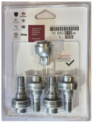 TORNILLOS ZLODZIEJKA LLAVES ALUFELG PEUGEOT RCZ 308 ORIGINAL  