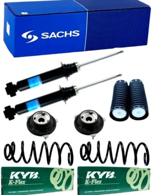 Амортизатори подушки безпеки захист пружини перед peugeot 407 sachs + kayaba фото №1