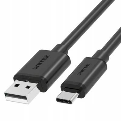 Kabel przewód USB-A 2.0 do USB-C 3m Unitek C14069BK USB - USB typ C