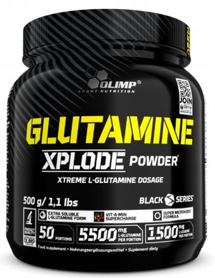 OLIMP GLUTAMINE XPLODE 500G POMARANCZ