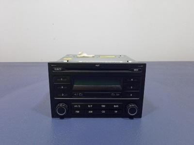 Vw fox 03- радіо cd mp3 заводський oem фото №1