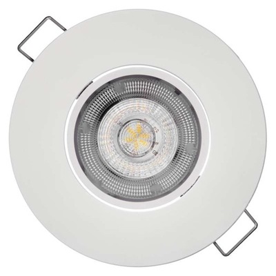 Oczko LED Exclusive 5W ciepła biel, biały EMOS