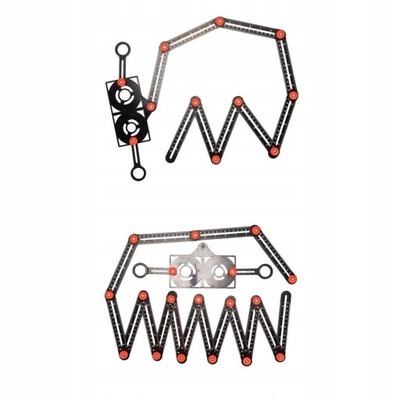 2 szt. Wielokierunkowa linijka z wierceniem