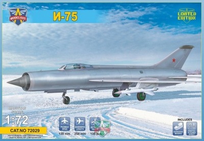 Model plastikowy MiG I-75 ModelSvit 72029 skala 1/72