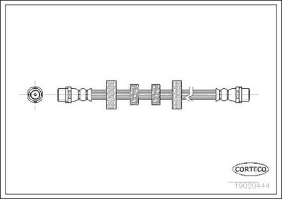 CABLE DE FRENADO FLEXIBLES VW T4 95-03 PRZODAUDI  