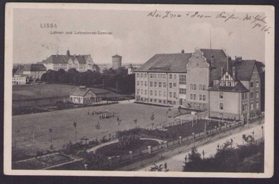 Leszno - Lissa Lehrerinnen-Seminar, obieg 1910 r
