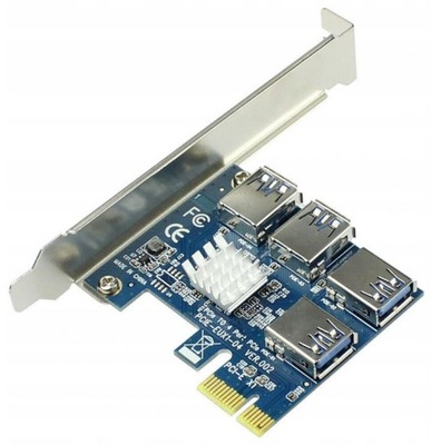 Adapter Rozdzielacz Portu PCI-E USB RISER SPLITTER