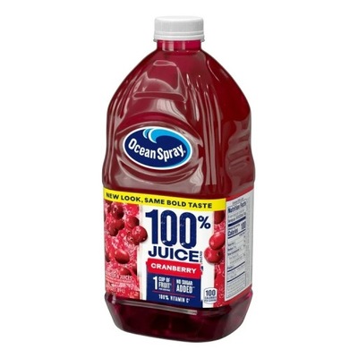 Cranberry Ocean Spray żurawina koncentrat Usa 2,83 l Koktail