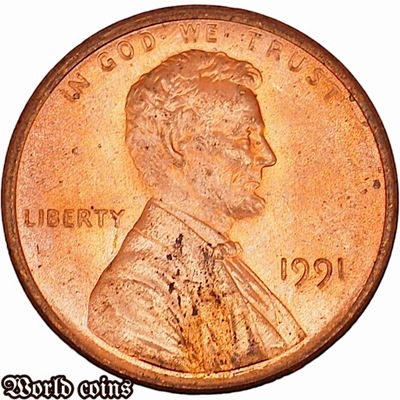 1 CENT 1991 USA