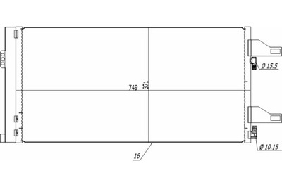 Hart конденсатор конденсатор кондиціонера ducato 2.3jtd 06- фото №1