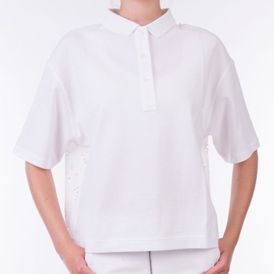 Dondup - biała koszulka polo