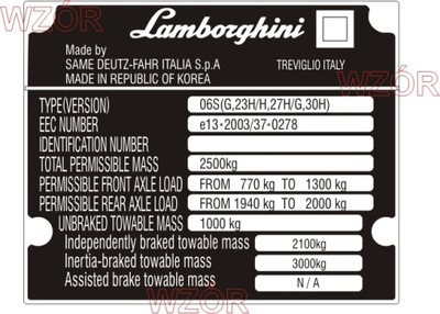 TABLA / PEGADURA LIMPIA LAMBORGHINI  