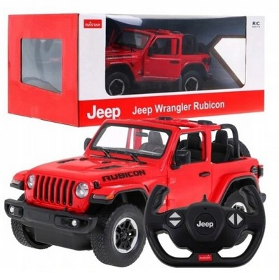 Auto RC Jeep Wrangler Rubicon Red 1:14 Rastar