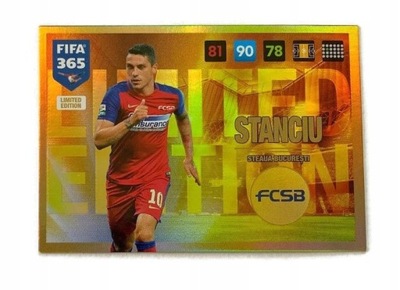 FIFA 365 2017 PANINI LIMITED EDITION Stanciu STEAUA BUCURESTI