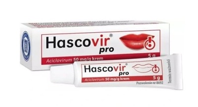 Hascovir pro, krem, 5 g