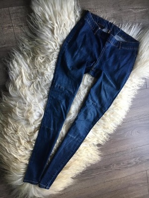 h&m spodnie jeansy rozciągliwe rurki 38/165/72A