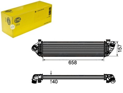 Hella интеркулер volvo c30 1.6 d2 фото №1