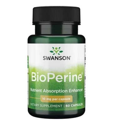 Bioperine 10 mg 60 kapsułek Swanson