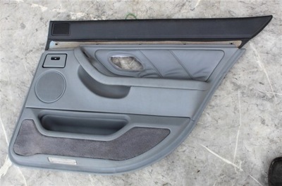 Обшивка оббивка двері правий задня шкіра bmw e39 фото №1