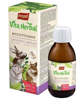 Vita Herbal dla gryzoni i królika, Multivitamin 100ml