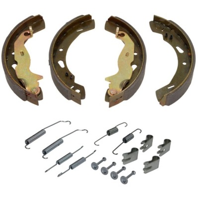 Тормозные колодки + пружины ford fiesta mk7 ford ka+ iii фото №1